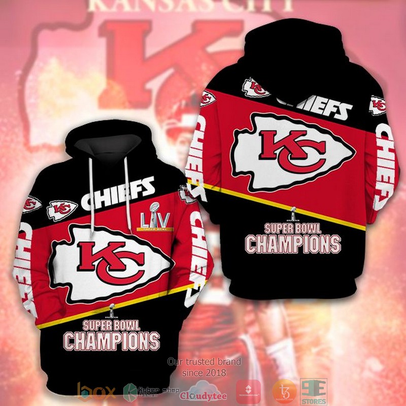 Nfl Kansas City Chiefs Super Bowl Champions 3D Hoodie Nfl Kansas City Chiefs Super Bowl Champions 3D Hoodie