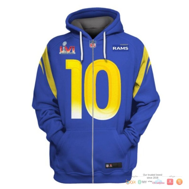Nfl-Kupp-10-Los-Angeles-Rams-Blue-3D-Shirt-Hoodie-2