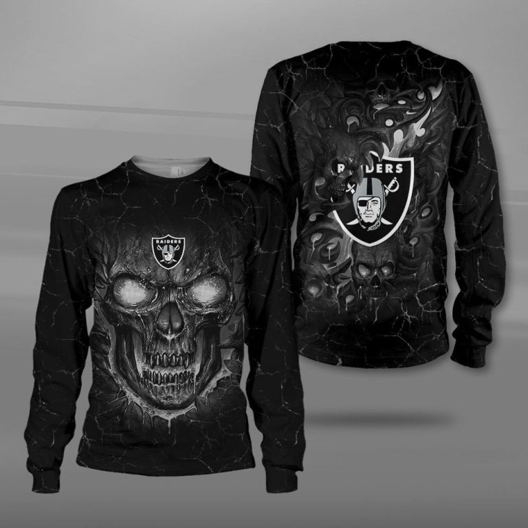 Nfl-Las-Vegas-Raiders-Fire-Skull-Lava-3D-Shirt-Hoodie-3