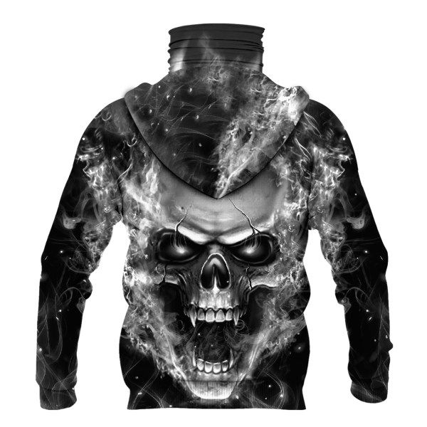 Nfl Las Vegas Raiders Flameskull 3D Hoodie Mask Nfl Las Vegas Raiders Flameskull 3D Hoodie Mask