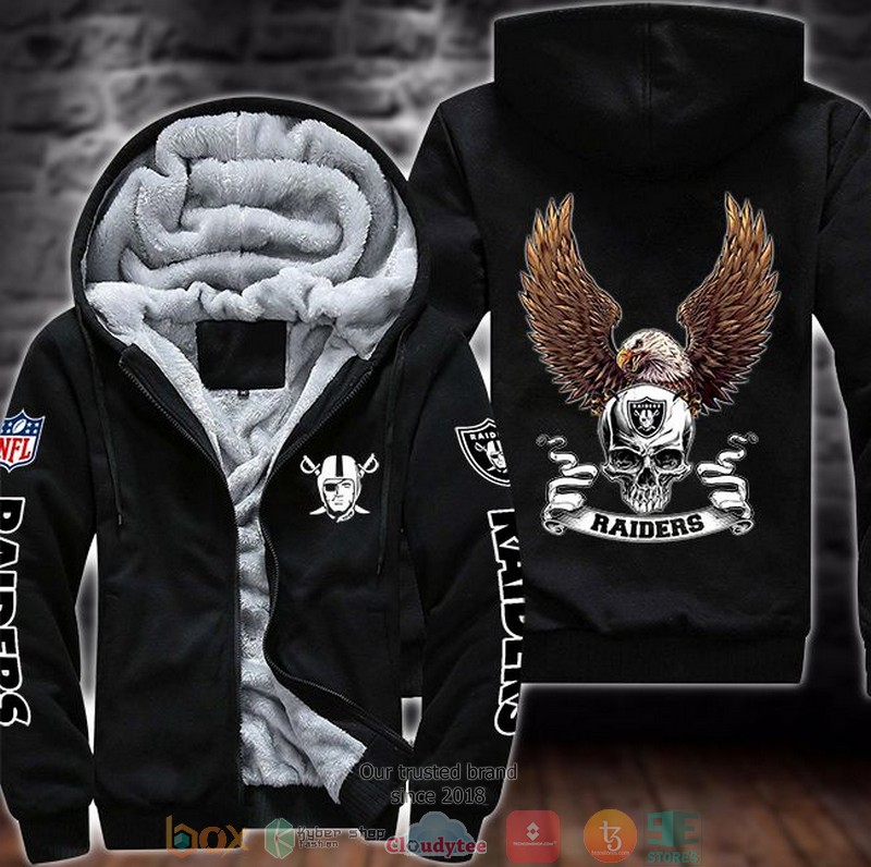 Nfl-Las-Vegas-Raiders-Skull-Eagle-Wings-3D-Fleece-Hoodie-Jacket-1