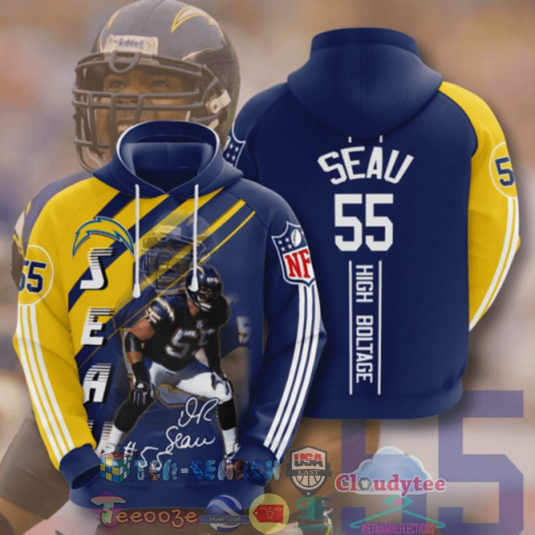 Nfl-Los-Angeles-Chargers-Seau-55-High-Boltage-Hoodie-3D-3