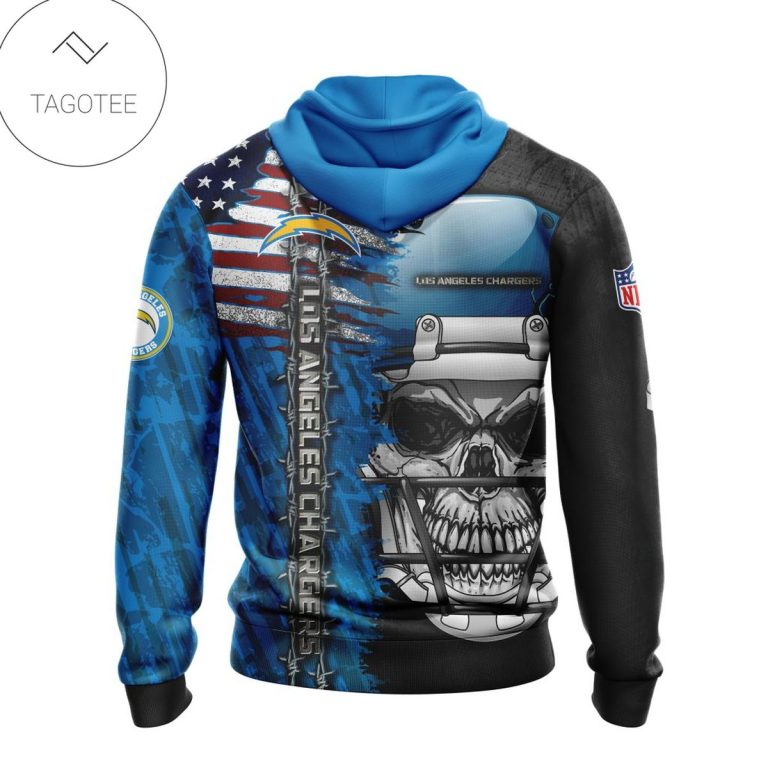 Nfl-Los-Angeles-Chargers-Skull-With-Helmets-2022-Hoodie-2