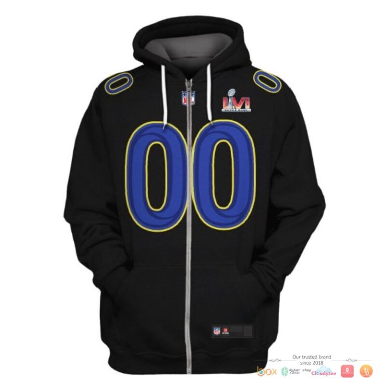 Nfl-Los-Angeles-Rams-Black-Custom-3D-Shirt-Hoodie-2