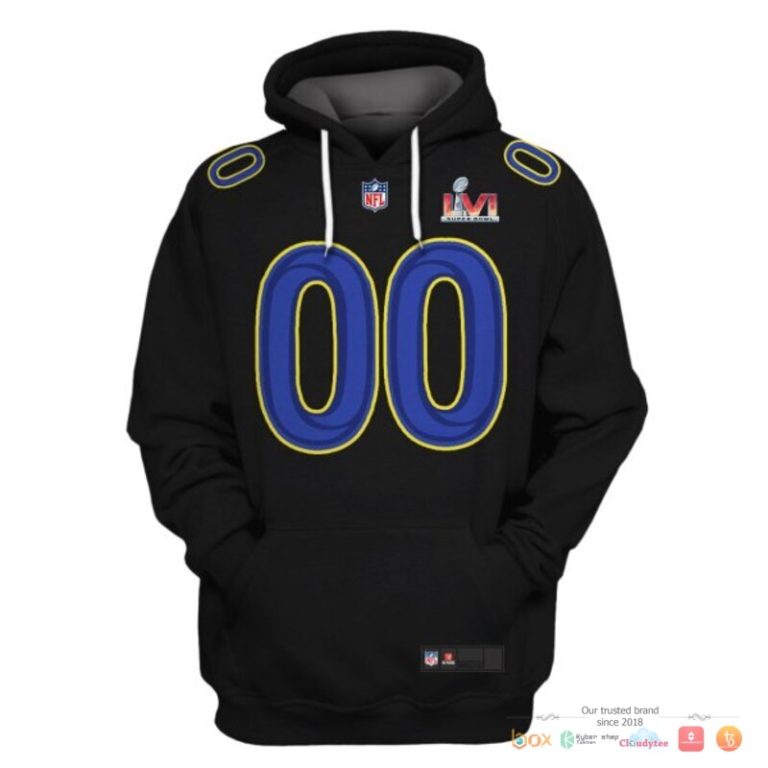 Nfl-Los-Angeles-Rams-Black-Custom-3D-Shirt-Hoodie-3
