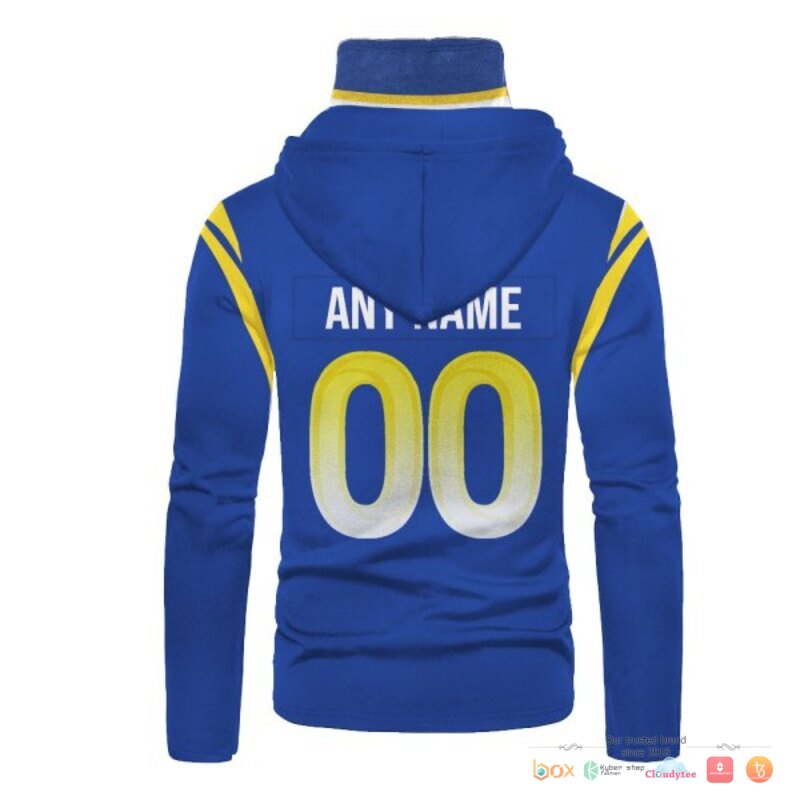 Nfl Los Angeles Rams Blue Custom 3D Hoodie Mask Nfl Los Angeles Rams Blue Custom 3D Hoodie Mask