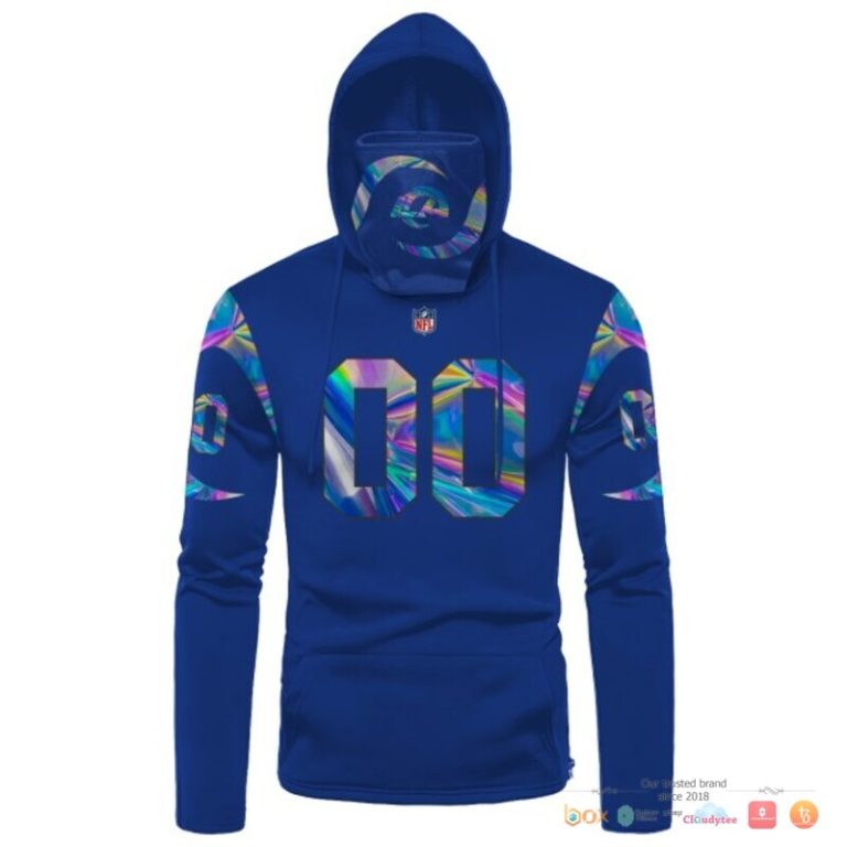 Nfl-Los-Angeles-Rams-Blue-Hologram-3D-Hoodie-Mask-2