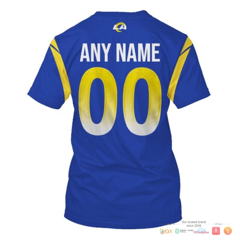 Nfl Los Angeles Rams Blue Super Bowl Lv Custom 3D Shirt Nfl Los Angeles Rams Blue Super Bowl Lv Custom 3D Shirt