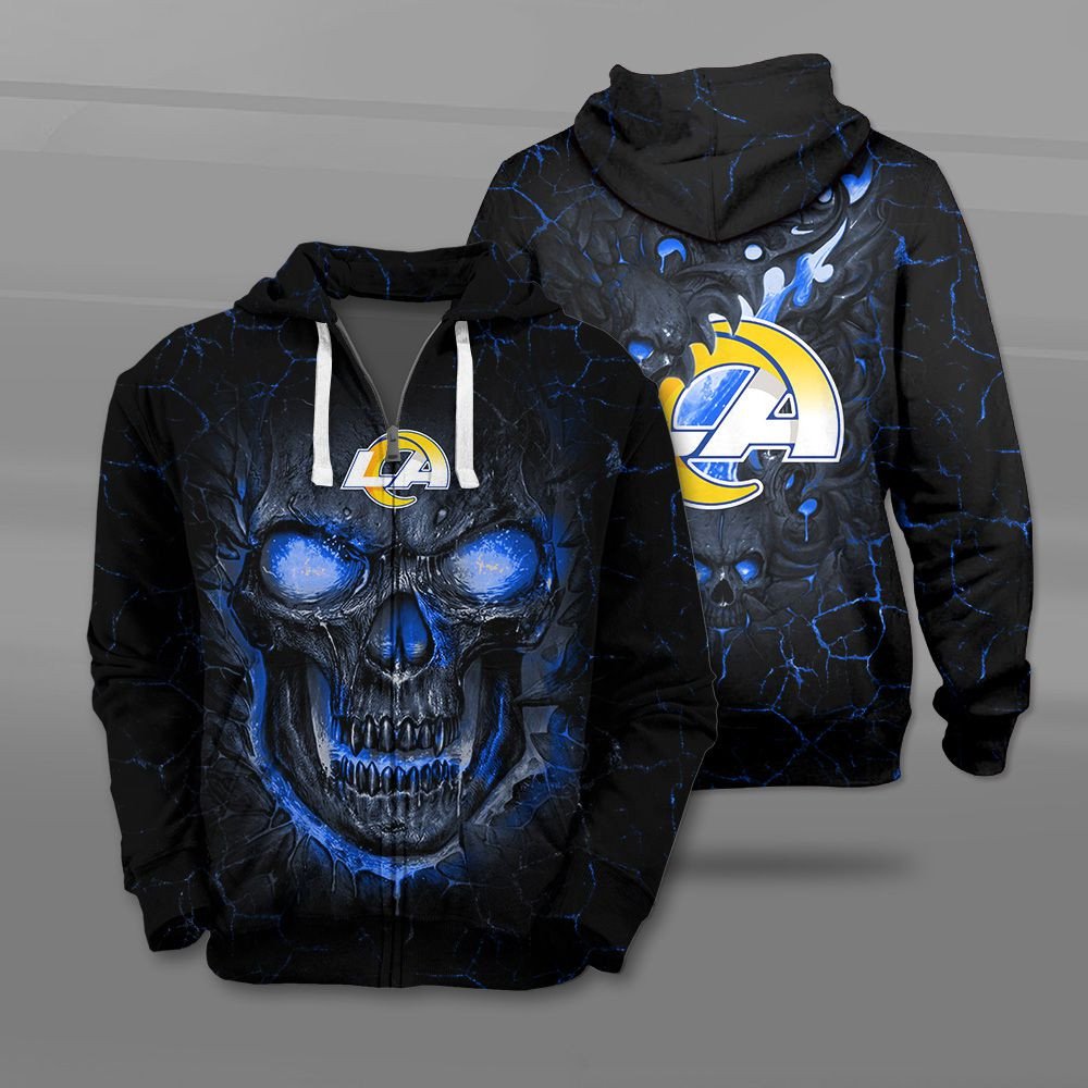 Nfl Los Angeles Rams Fire Skull Lava 3D Shirt Nfl Los Angeles Rams Fire Skull Lava 3D Shirt
