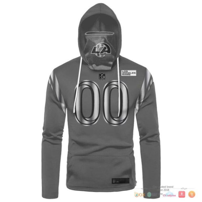 Nfl-Los-Angeles-Rams-Grey-Custom-3D-Hoodie-Mask-2