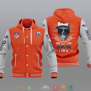 Nfl Los Angeles Rams I Am A Rams Fan Baseball Hoodie Jacket