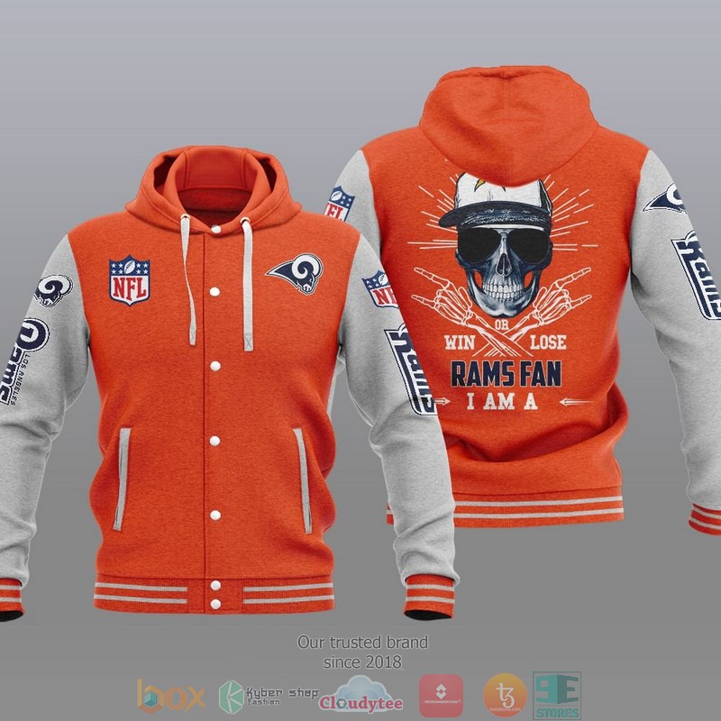 Nfl Los Angeles Rams I Am A Rams Fan Baseball Hoodie Jacket Nfl Los Angeles Rams I Am A Rams Fan Baseball Hoodie Jacket