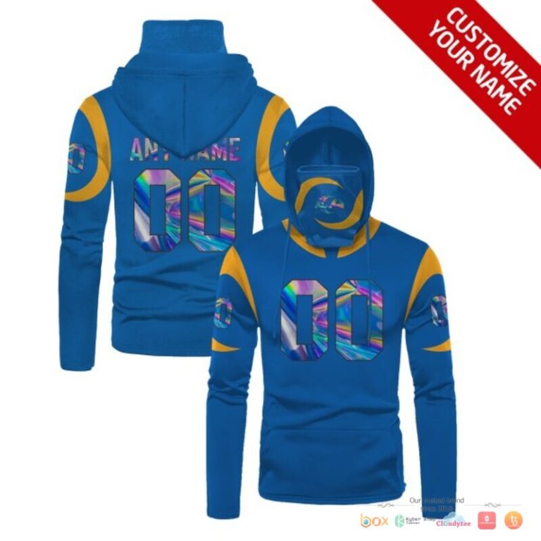 Nfl-Los-Angeles-Rams-Light-Blue-Hologram-3D-Hoodie-Mask-1