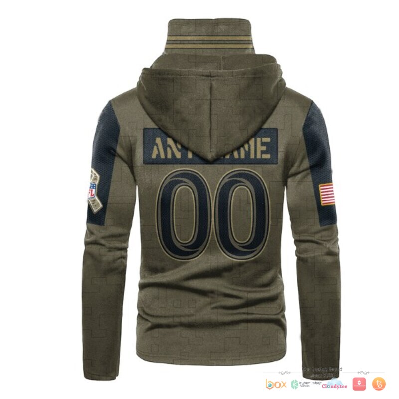 Nfl Los Angeles Rams Moss Green Custom 3D Hoodie Mask Nfl Los Angeles Rams Moss Green Custom 3D Hoodie Mask