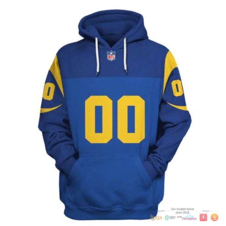 Nfl-Los-Angeles-Rams-Navy-Blue-Custom-3D-Shirt-Hoodie-3