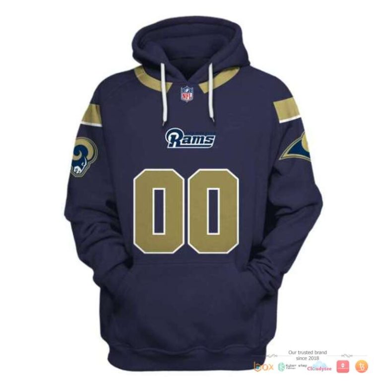 Nfl-Los-Angeles-Rams-Navy-Custom-3D-Shirt-Hoodie-3