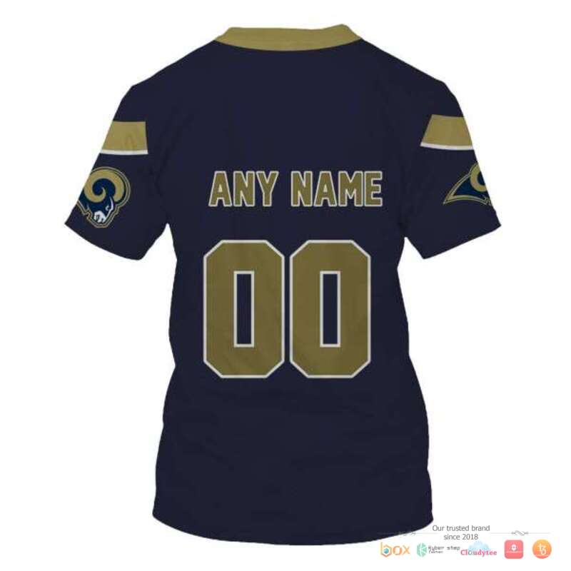 Nfl Los Angeles Rams Navy Custom 3D Shirt Nfl Los Angeles Rams Navy Custom 3D Shirt
