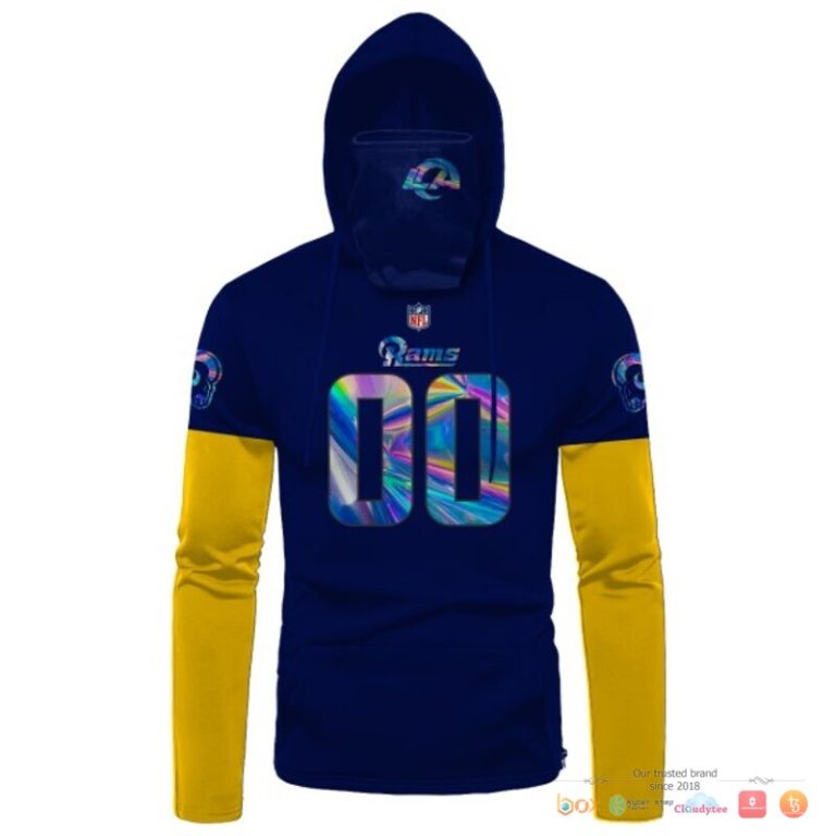 Nfl-Los-Angeles-Rams-Navy-Hologram-3D-Hoodie-Mask-2