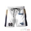 Nfl Los Angeles Rams Navy White Custom 3D Shirt