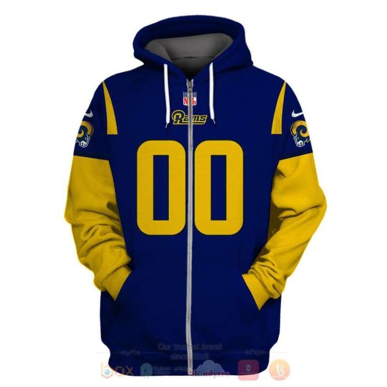 Nfl-Los-Angeles-Rams-Personalized-3D-Hoodie-Jersey-Shirt-2