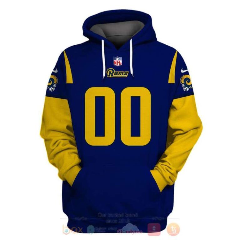 Nfl-Los-Angeles-Rams-Personalized-3D-Hoodie-Jersey-Shirt-3
