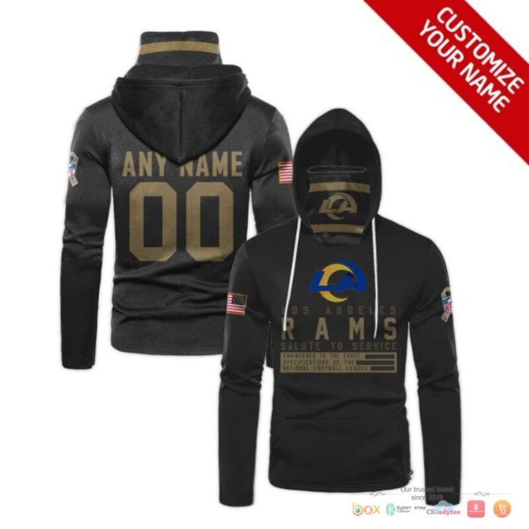 Nfl-Los-Angeles-Rams-Salute-To-Service-3D-Hoodie-Mask-1