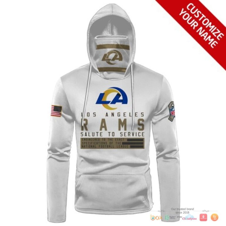 Nfl-Los-Angeles-Rams-Salute-To-Service-White-3D-Hoodie-Mask-2