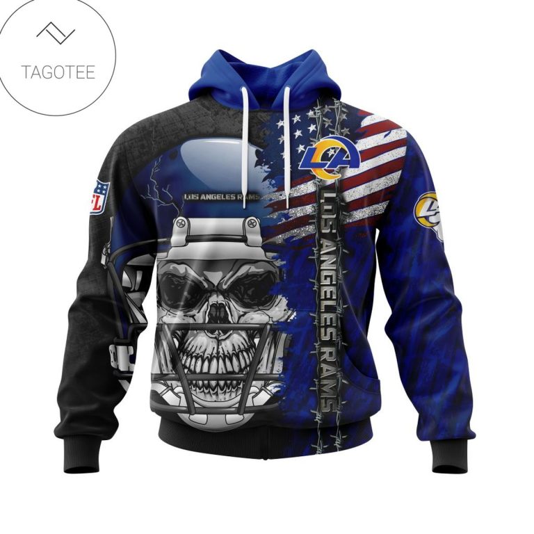 Nfl-Los-Angeles-Rams-Skull-With-Helmets-2022-Hoodie-1