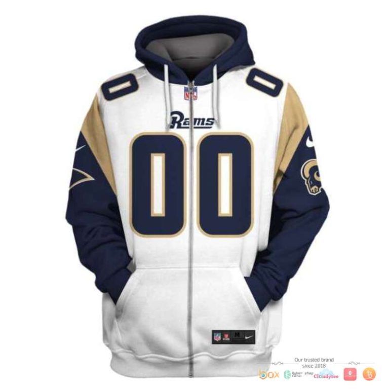 Nfl-Los-Angeles-Rams-White-Navy-Custom-3D-Shirt-Hoodie-2