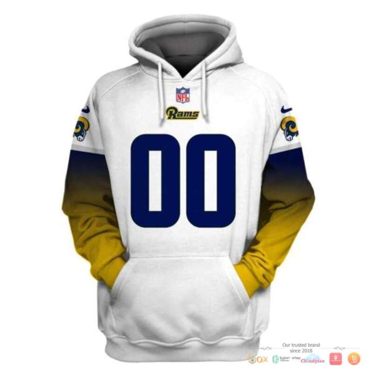 Nfl-Los-Angeles-Rams-White-Yellow-Custom-3D-Shirt-Hoodie-3