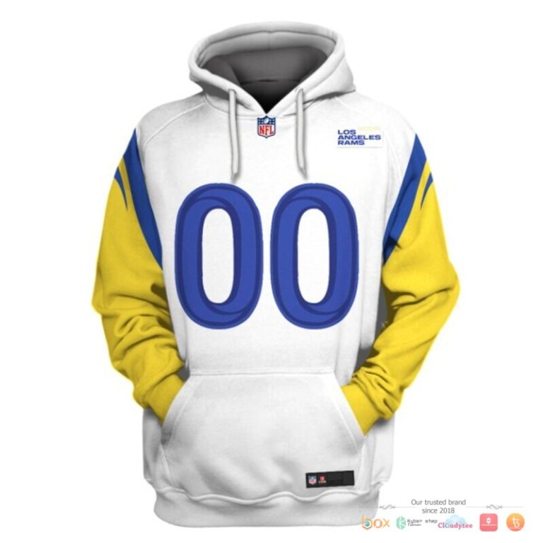 Nfl-Los-Angeles-Rams-Yellow-White-Custom-3D-Shirt-Hoodie-3