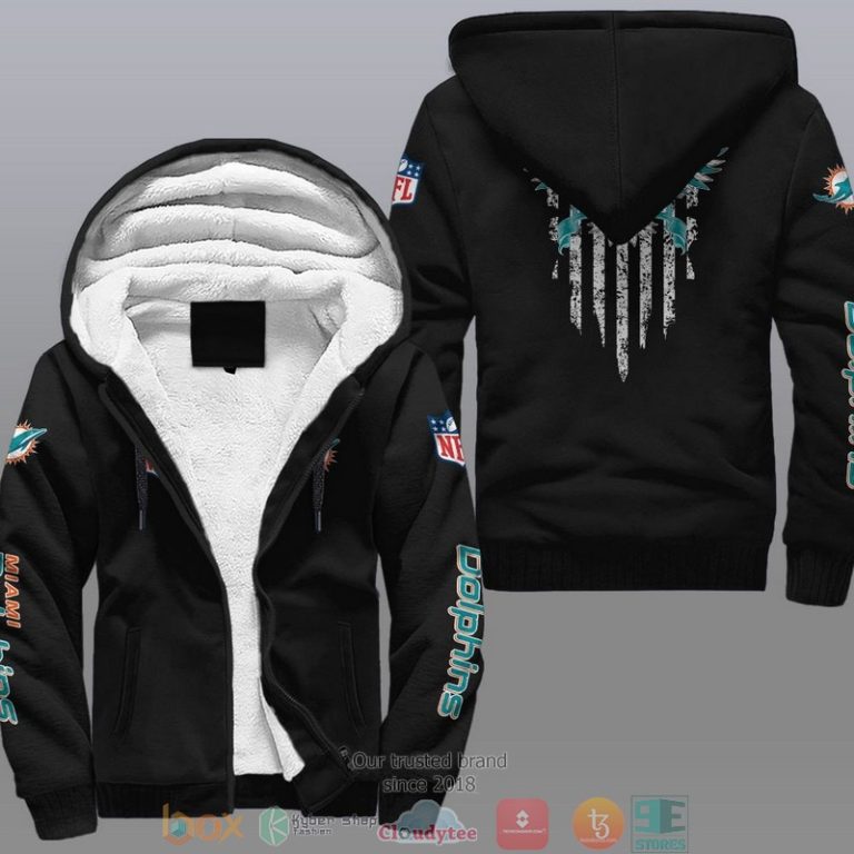 Nfl-Miami-Dolphins-Eagle-American-Flag-Fleece-Hoodie-1