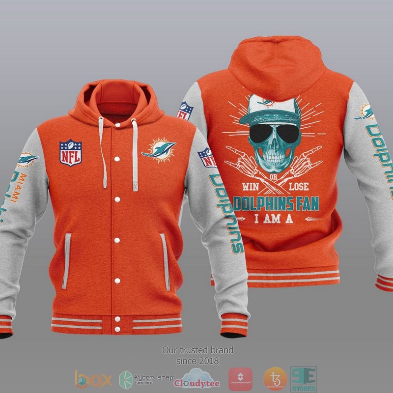 Nfl Miami Dolphins I Am A Dolphins Fan Baseball Hoodie Jacket Nfl Miami Dolphins I Am A Dolphins Fan Baseball Hoodie Jacket