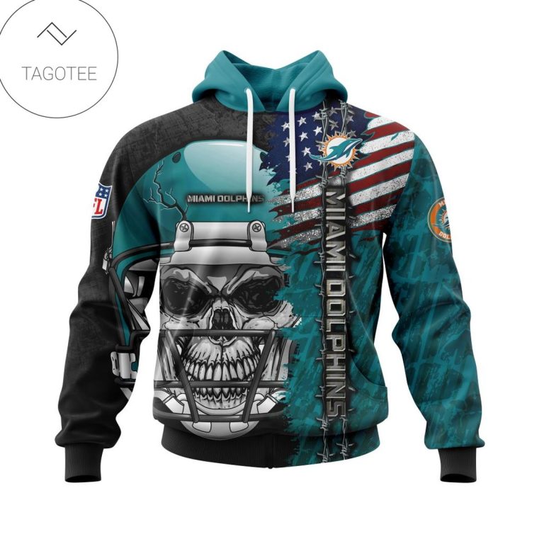 Nfl-Miami-Dolphins-Skull-With-Helmets-2022-Hoodie-1