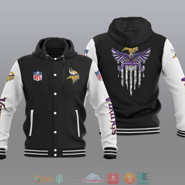 Nfl-Minnesota-Vikings-Eagle-American-Flag-Baseball-Jacket-Hoodie-1