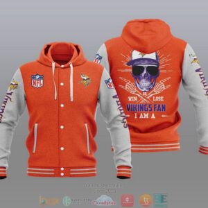 Nfl Minnesota Vikings I Am A Vikings Fan Baseball Hoodie Jacket