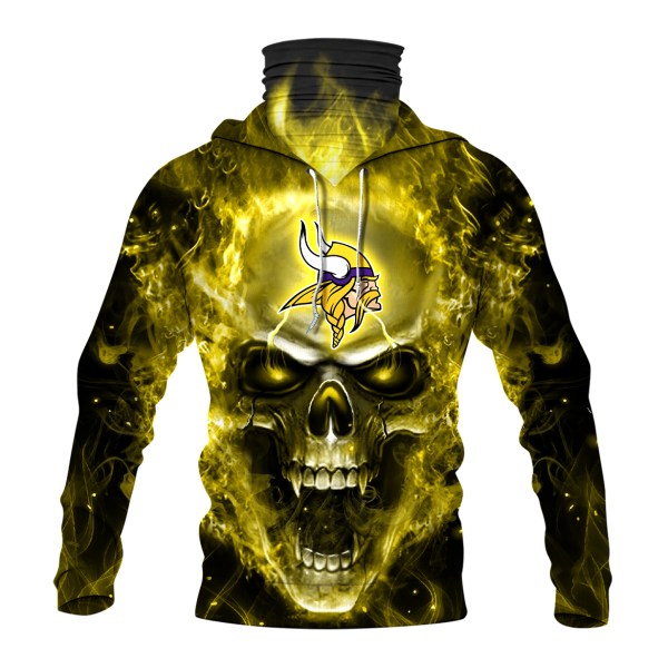 Nfl-Minnesota-Vikings-Yellow-Flameskull-3D-Hoodie-Mask-2