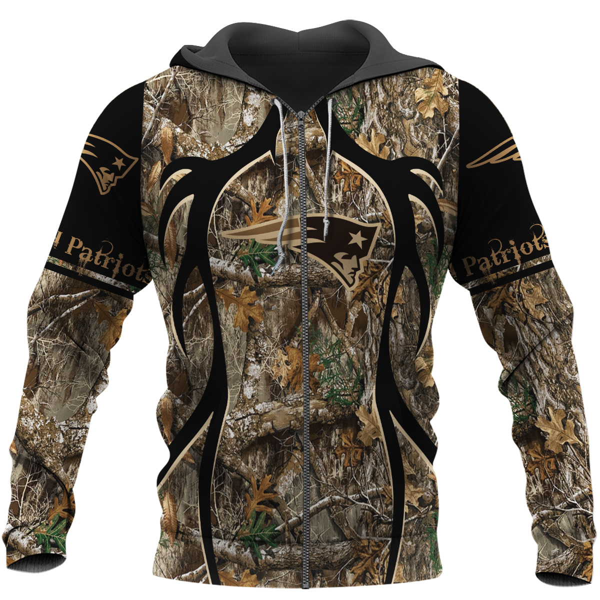 Nfl New England Patriots Camo Hunting 3D Shirt Nfl New England Patriots Camo Hunting 3D Shirt