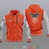 Nfl New England Patriots Eagle American Flag Baseball Jacket Hoodie