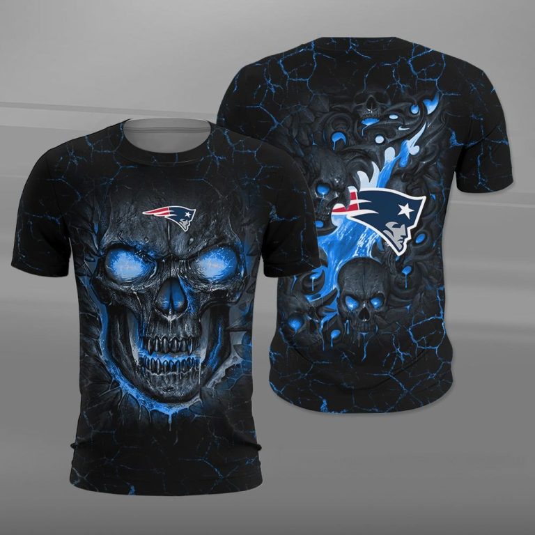 Nfl-New-England-Patriots-Fire-Skull-Lava-3D-Shirt-Hoodie-2