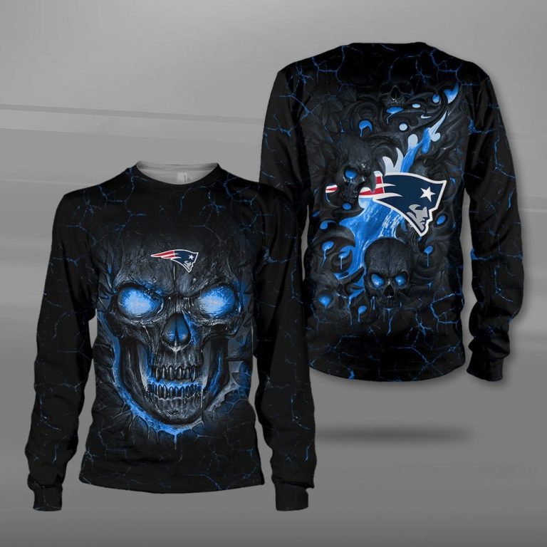Nfl-New-England-Patriots-Fire-Skull-Lava-3D-Shirt-Hoodie-3