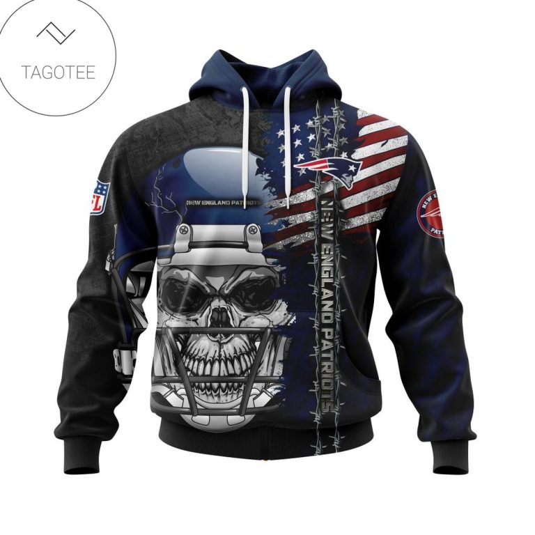 Nfl-New-England-Patriots-Skull-With-Helmets-2022-Hoodie-1