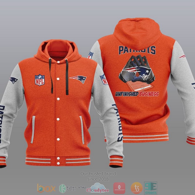 Nfl New England Patriots Unfinished Business Baseball Jacket Hoodie Nfl New England Patriots Unfinished Business Baseball Jacket Hoodie