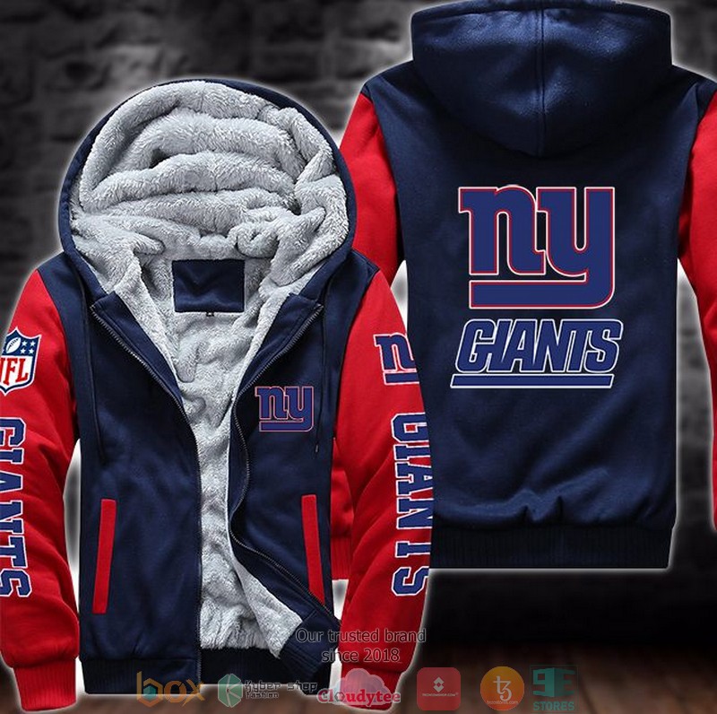 Nfl New York Giants 3D Fleece Hoodie Nfl New York Giants 3D Fleece Hoodie