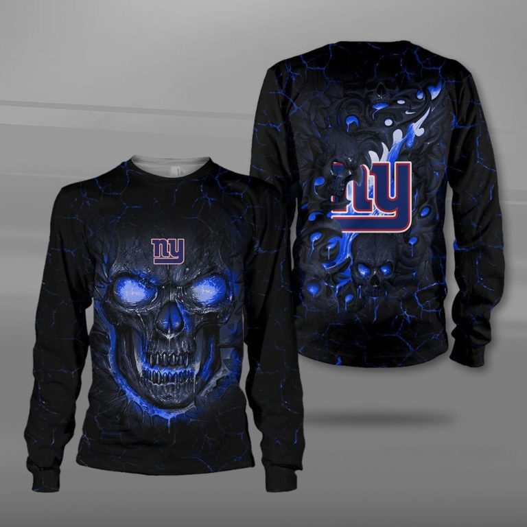 Nfl-New-York-Giants-Fire-Skull-Lava-3D-Shirt-Hoodie-3