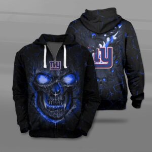 Nfl New York Giants Fire Skull Lava 3D Shirt