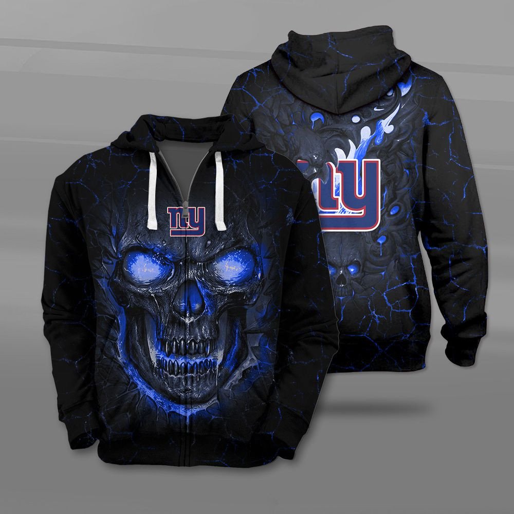Nfl New York Giants Fire Skull Lava 3D Shirt Nfl New York Giants Fire Skull Lava 3D Shirt