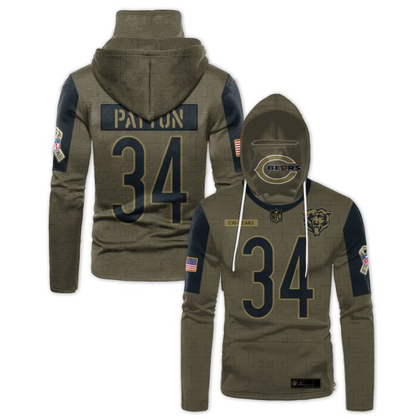 Nfl-Payton-34-Chicago-Bears-3D-Hoodie-Mask-1