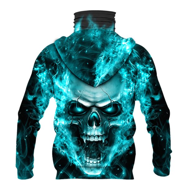 Nfl Philadelphia Eagles Flameskull 3D Hoodie Mask Nfl Philadelphia Eagles Flameskull 3D Hoodie Mask