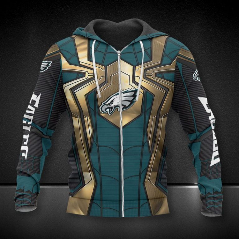Nfl-Philadelphia-Eagles-Spider-Man-3D-Shirt-Hoodie-3